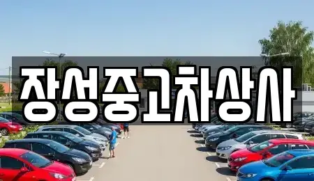 전남 장성군 중고차 전문 장성중고차상사