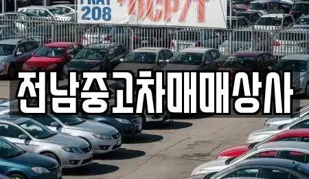 전남 장성군 중고차 전문 전남중고차매매상사