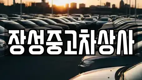 전남 장성군 황룡면 중고차매매 전문 장성중고차상사