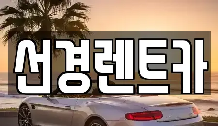 전남 진도군 렌트카 전문 선경렌트카