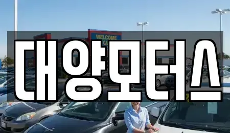 전라남도 목포시 동명동 중고차 전문 대양모터스