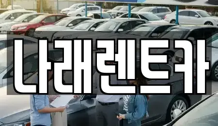 전북 군산시 소룡동 렌트카 전문 나래렌트카