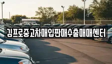 전북 정읍시 시기동 중고차매입 전문 김프로중고차매입판매수출매매센터