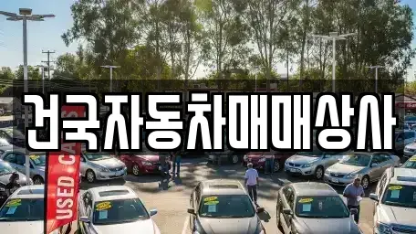 전북특별자치도 군산시 개복동 중고차 전문 건국자동차매매상사