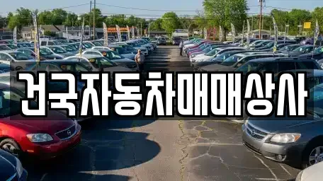 전북특별자치도 군산시 영화동 중고차매매 전문 건국자동차매매상사