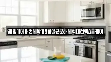 제빙기에어컨세탁기스팀살균분해세척대전렉스홈케어