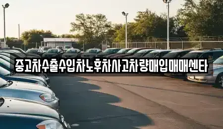 제주특별자치도 서귀포시 하원동 중고차매입 전문 중고차수출수입차노후차사고차량매입매매센타