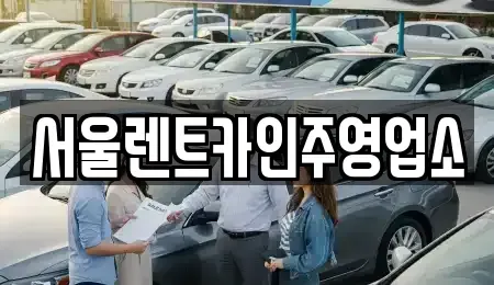 충남 아산시 인주면 렌트카 전문 서울렌트카인주영업소