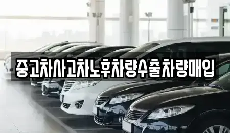 충남 천안시 서북구 차암동 중고차매입 전문 중고차사고차노후차량수출차량매입