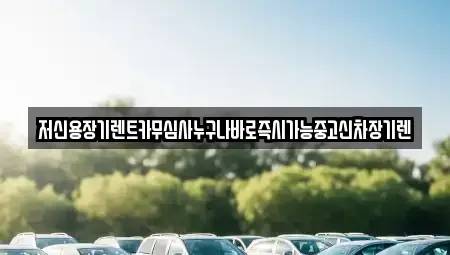 충청남도 공주시 월미동 장기렌트카 전문 저신용장기렌트카무심사누구나바로즉시가능중고신차장기렌