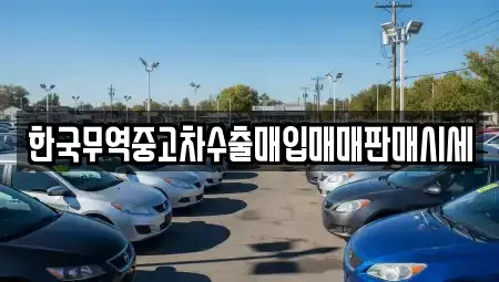 충청남도 공주시 월미동 중고차 전문 한국무역중고차수출매입매매판매시세