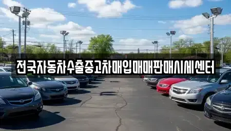 충청남도 공주시 월미동 중고차매입 전문 전국자동차수출중고차매입매매판매시세센터