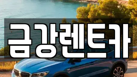 충청남도 당진시 석문면 렌트카 전문 금강렌트카