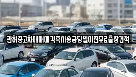 충청남도 당진시 채운동 중고차 전문 관허중고차매매매각즉시송금당일이전무료출장견적