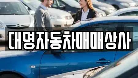 충청남도 서산시 음암면 중고차 전문 대명자동차매매상사