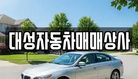 충청남도 서산시 음암면 중고차 전문 대성자동차매매상사