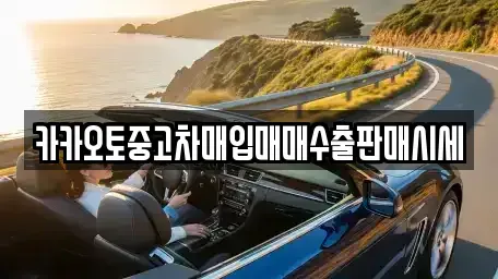 충청남도 서산시 음암면 중고차매입 전문 카카오토중고차매입매매수출판매시세