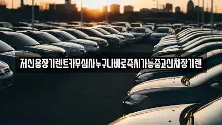 충청남도 천안시 동남구 쌍용동 렌트카 전문 저신용장기렌트카무심사누구나바로즉시가능중고신차장기렌