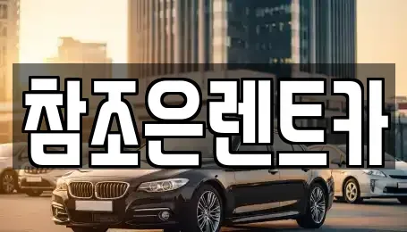 충청남도 천안시 동남구 쌍용동 렌트카 전문 참조은렌트카