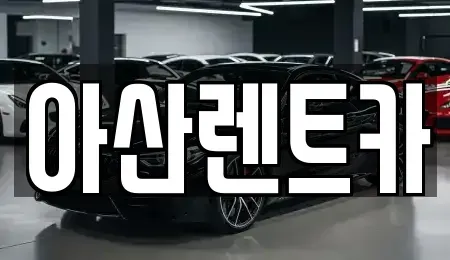 충청남도 천안시 동남구 풍세면 렌트카 전문 아산렌트카