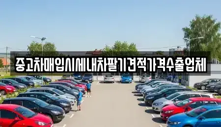 충청북도 단양군 단양읍 중고차매입 전문 중고차매입시세내차팔기견적가격수출업체