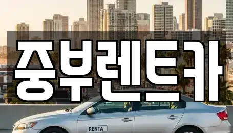 충청북도 음성군 생극면 렌트카 전문 중부렌트카