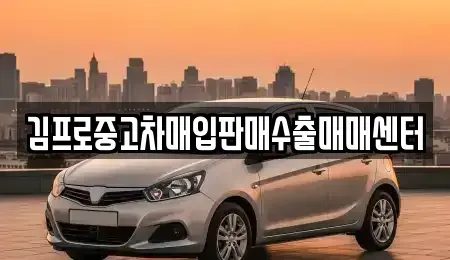 충청북도 음성군 생극면 중고차매입 전문 김프로중고차매입판매수출매매센터