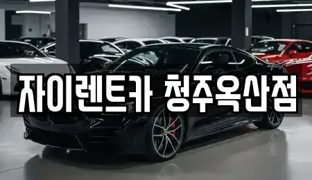 충청북도 청주시 흥덕구 신촌동 렌트카 전문 자이렌트카 청주옥산점