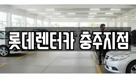 충청북도 충주시 문화동 장기렌트카 전문 롯데렌터카 충주지점