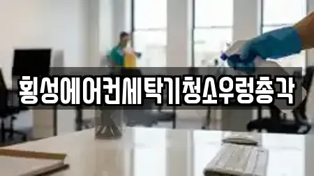 횡성에어컨세탁기청소우렁총각